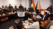 Comisión legislativa declara cuarto intermedio en sesión, sin fecha ni hora, para tratar un contrato de litio