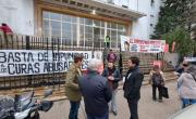 VIDEO.- Protesta en La Plata en rechazo al sobreseimiento del cura Sidders en la causa por abuso sexual