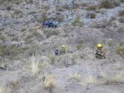 Tragedia en Tucumán: una camioneta cayó por un precipicio y un hombre murió tras salir despedido del vehículo