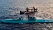 Atraparon el primer narcosubmarino sin tripulación : usaban Starlink para controlarlo