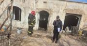 Peligrosa negligencia: una familia sufrió el incendio de buena parte de su casa en Rawson