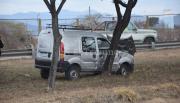 Perdió el control y volcó en avenida Bolivia
