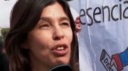 Valentina Biassi se sumó a la marcha por la Ley de Emergencia en Discapacidad por el futuro su hijo