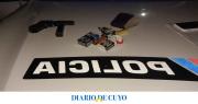 Amenazó con un arma a una inquilina y terminó detenido en flagrancia