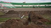 En la décima semana de readecuación del Tahuichi los trabajos se concentran en la ampliación de la cancha