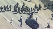 Operativo de inmigración en plantaciones de marijuana de California provoca enfrentamientos entre agentes y manifestantes.
