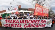 Paro y abrazo simbólico en el Garrahan