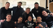 La sorpresiva foto de Marcos Rojo junto a Lucas Castro, Mariano Andújar, Pablo De Blasis y compañía