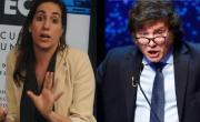 Milei trató de patética a una historiadora rosarina y ella lo llamó mesiánico