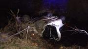Dos muertos tras un vuelco en Ruta 22 durante la madrugada