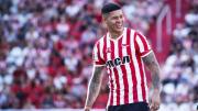 En medio de los rumores sobre su futuro, Marcos Rojo se mostró con ídolos de Estudiantes