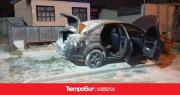 Se investiga principio de incendio sobre vehículo particular