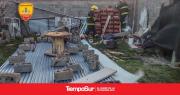 Bomberos estuvieron activos por los fuertes vientos