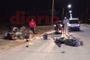 Brutal choque en La Banda: una niña, su padrastro y dos jóvenes fueron hospitalizados