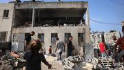 Bombardean una escuela en Gaza