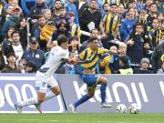 Di María volvió a Rosario Central y metió un gol gracias un penal que solo vio el árbitro Dóvalo y que el VAR no cuestionó