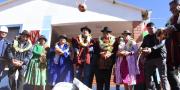 En Taraco entregan aulas educativas, viviendas sociales y enlosetados por Bs 8,1 millones