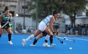 Con Majo y Vicky Granatto, Santa hizo tablas en hockey femenino