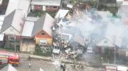 Explotó una casa en Temuco: hay una persona muerta y unos 40 vecinos evacuados