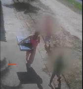 Pareja robó una vivienda acompañada por sus niños