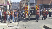 (AUDIO) Al menos 25 lesionados deja la explosión de una bombona en Catia