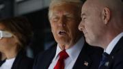 Donald Trump protagonizó la ceremonia previa a la final del Mundial de Clubes