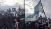 Removieron el quebracho tricentenario de Villa Allende tras una fuerte represión
