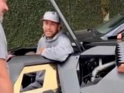 El nuevo juguete de Neymar: una réplica del Batimóvil que demandó 3 años de trabajo y costó un millón y medio de dólares