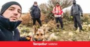 Una perra fue clave para rescatar a un peón que llevaba nueve días perdido