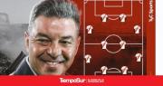Con Salas y dos juveniles, la formación de River para el debut