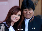Evo Morales se comparó con Cristina Kirchner