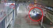 Cámara captó el momento exacto en el que un delivery es impactado por un vehículo provocando su muerte