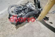 Dolor y conmoción por la muerte de un motociclista en brutal choque