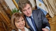 Desayuno “electoral” entre Javier Milei y Patricia Bullrich en la Quinta de Olivos
