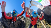 Conmoción por la muerte de la “mujer adrenalina” durante un desafío extremo en paracaídas