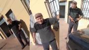 Video: el violento antecedente del jubilado que murió tras tirotearse con la policía