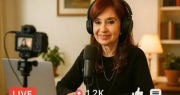 Cristina Kirchner hará un programa de streaming desde su casa