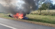 Identifican a las personas que murieron en Ruta 2 tras un trágico accidente de tránsito