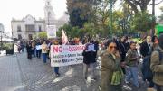 Protesta en el PAMI contra la rescisión de contrato a un prestador