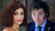 Julia Mengolini denunció a Javier Milei por amenazas y le dieron un botón antipánico