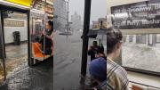 Nueva York: lluvias torrenciales inundaron las calles y el metro