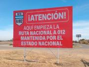 En medio de la pelea entre la Casa Rosada y los gobernadores, aparecieron carteles contra el gobierno de Milei en rutas nacionales