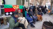 Mapuches encadenados en Casa de Gobierno: qué reclaman