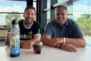 Encuentro en Miami: Tapia se mostró con Messi y generó ruido por la ausencia de Mascherano