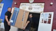 Llegaron nuevos equipos de calefacción para la Escuela 14