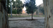 Fuego en Rivadavia: se incendiaron cañaverales cerca del Jardín de los Poetas