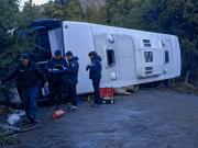 Un pasajero relató el momento exacto del vuelco del micro en Neuquén: Fue una locura