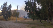 Con el viento, volvieron a San Juan los incendios intencionales: 16 intervenciones, un bombero afectado y millones de pesos por cada operativo