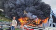 Impactantes videos: Incendio consumió escenario principal del Tomorrowland poco antes del inicio del festival