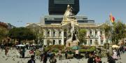La plaza Murillo, el sitio que rinde honores al líder de la Revolución